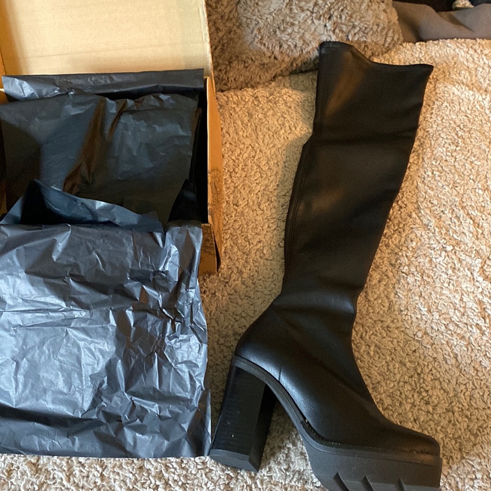 Free People vegan leather boots